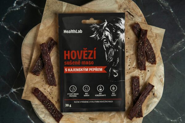 Hovězí sušené maso - Kajenský pepř